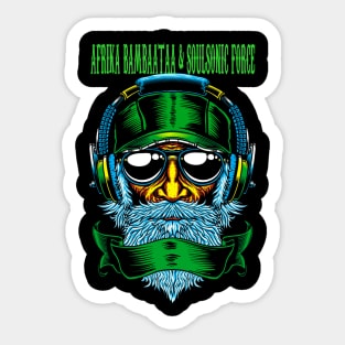 BAMBAATAA SOULSONIC FORCE RAPPER MUSIC Sticker